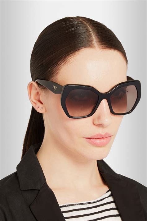 prada black square sunglasses|Prada square sunglasses for women.